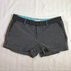 Merona Black & White Pattern Shorts